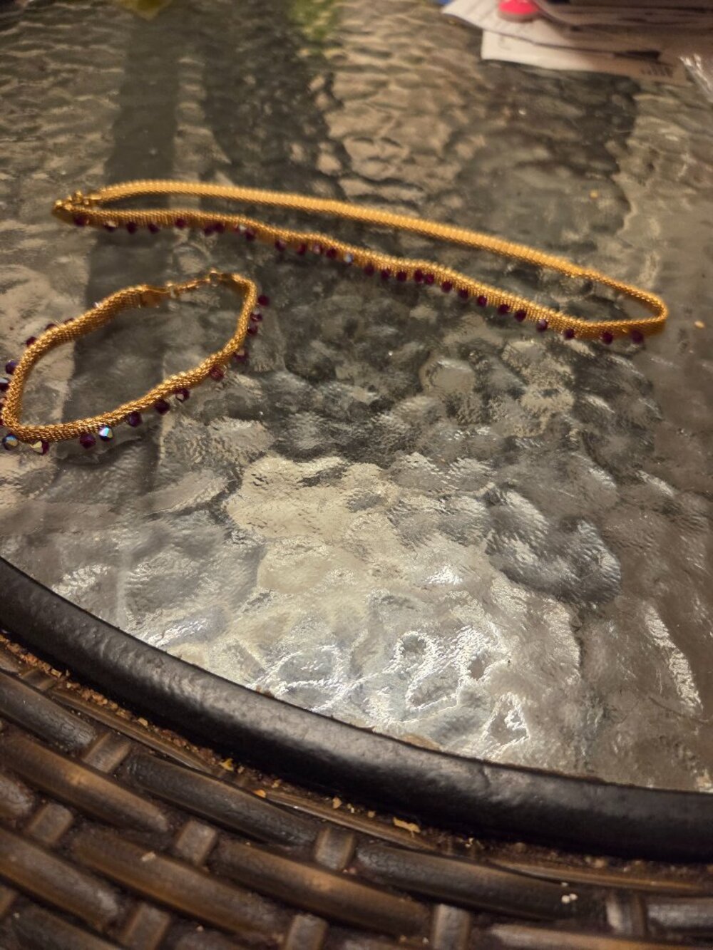 Set necklace & bracelet